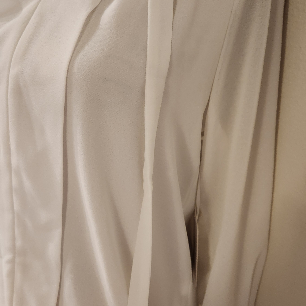 CeCe White Women's Blouse with Tie Detail - Picture 5 of 8